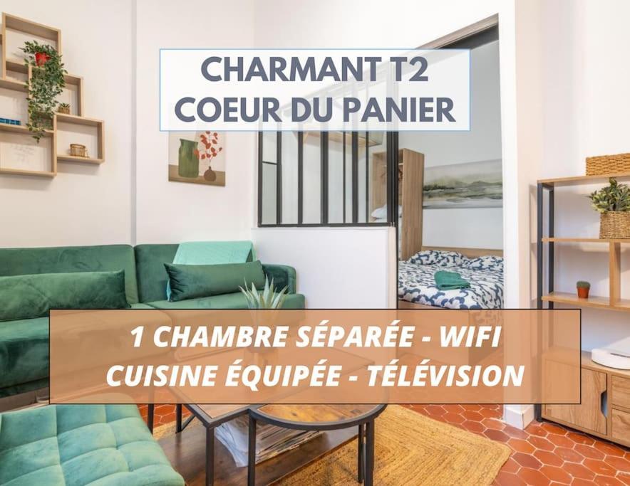 מרסיי Charmant T2 Au Coeur Du Panier מראה חיצוני תמונה